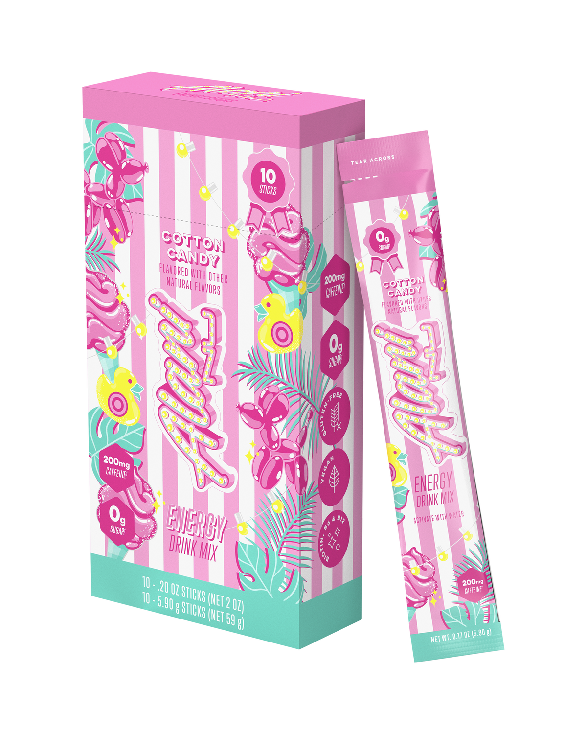 Energy Sticks - Cotton Candy